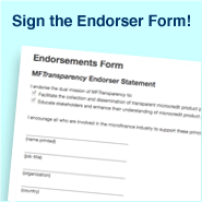 Sign the Endorser Form